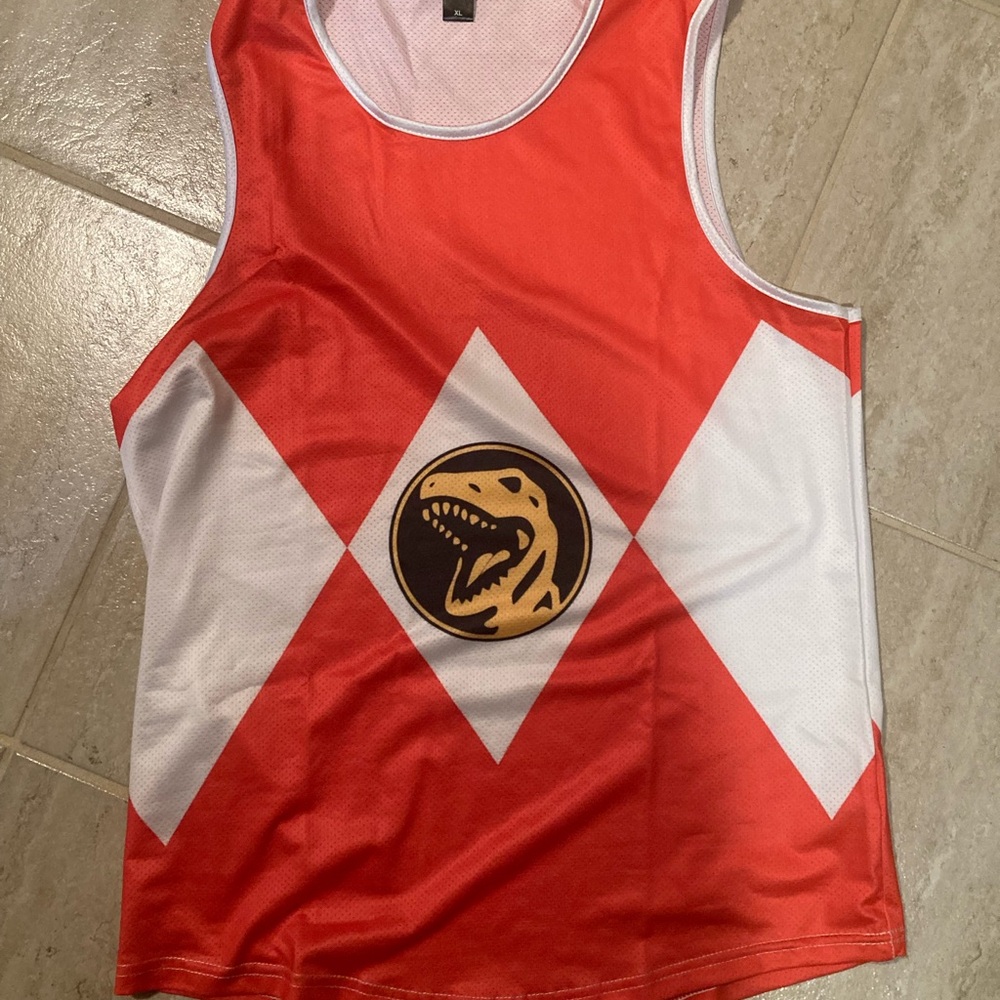 Power Rangers Red Sleeveless Top XL